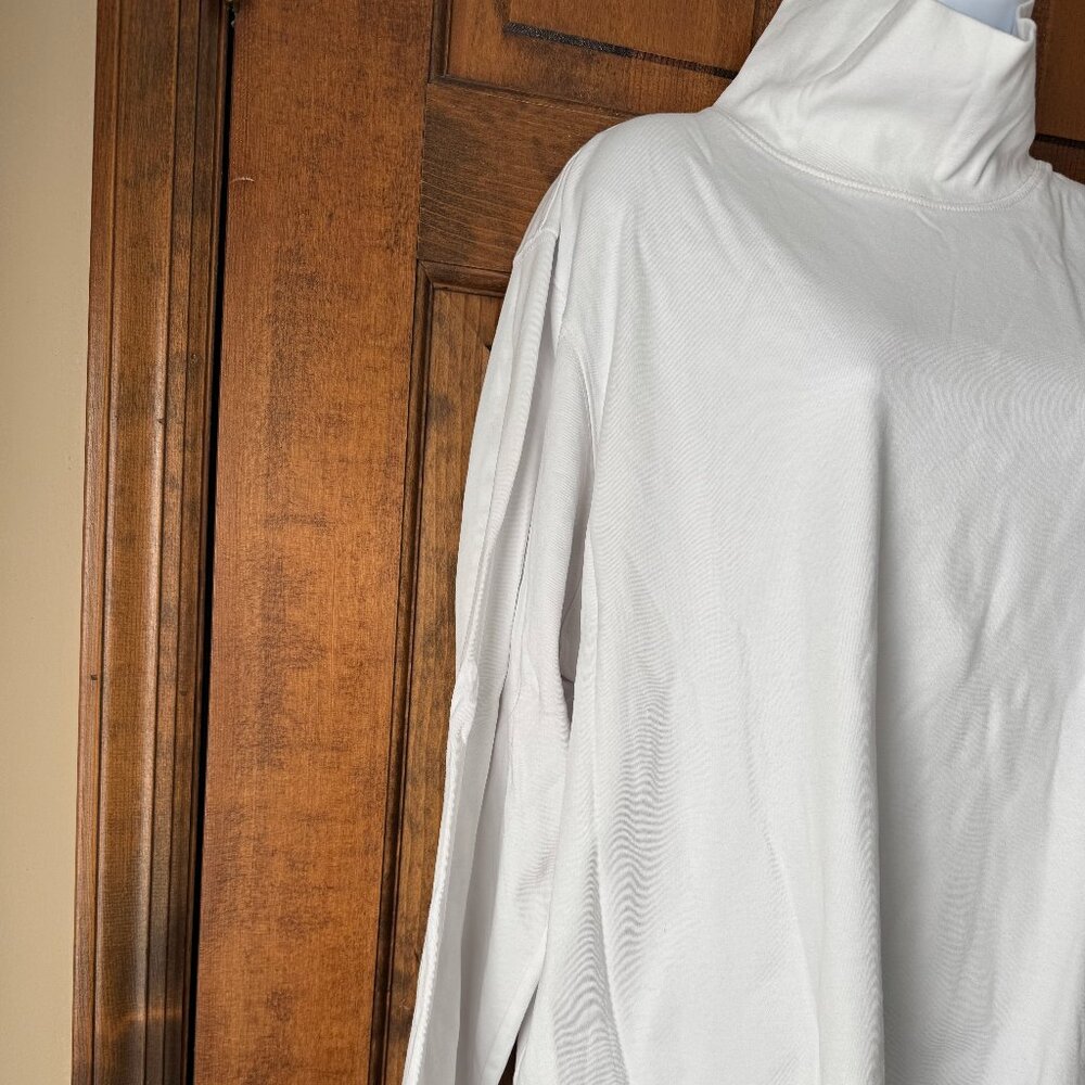 Lands' End White Turtleneck Top Size 2X (20W-22W) - Picture 7 of 11